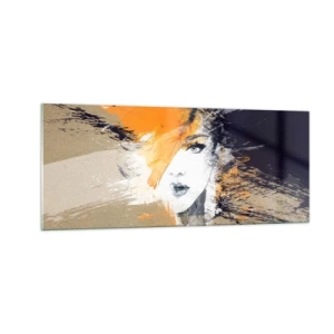 Obraz na skle - A je světlo - 100x40 cm