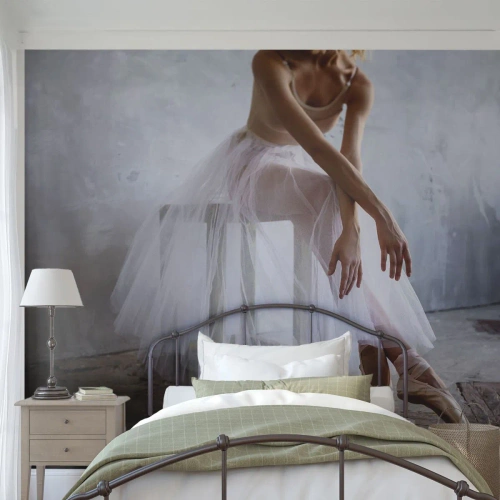 Fototapeta Samolepicí Deluxe Sticker - Než se rozsvítí světla rampy - Balerína, Balet, Tanec - 250x175 cm
