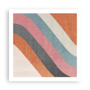 Plakát - Diagonální kompozice – pohyb - 60x60 cm