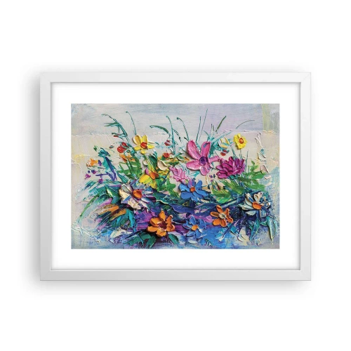 Plakát v bílém rámu - Vůbec ne zátiší - 40x30 cm
