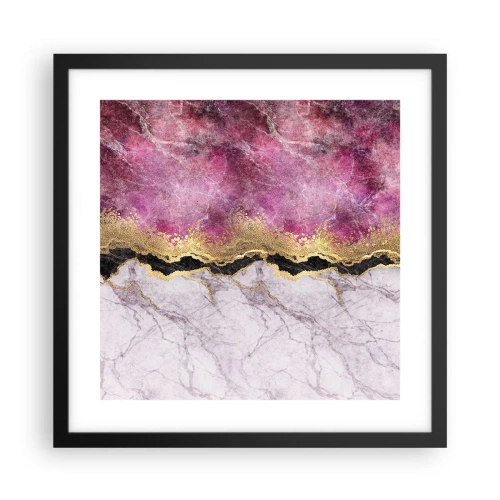 Plakát v černém rámu - Na hranici - 40x40 cm