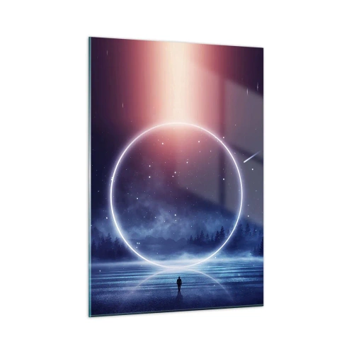 Obraz na skle - Už jsou tady… - 50x70 cm