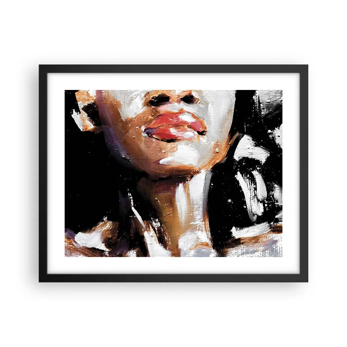 Plakát v černém rámu - Hrdost bez předsudků - 50x40 cm