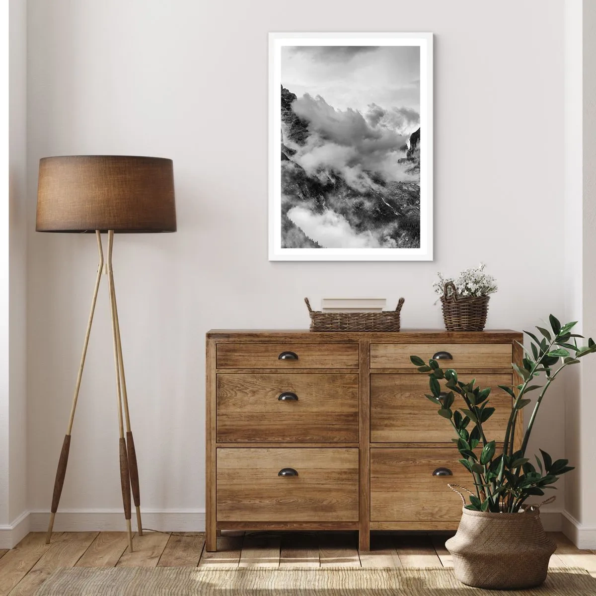 Plakát v bílém rámu - Krásné a kruté - 30x40 cm