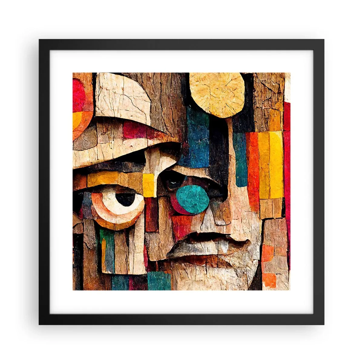 Plakát v černém rámu - Vidím tě… - 40x40 cm