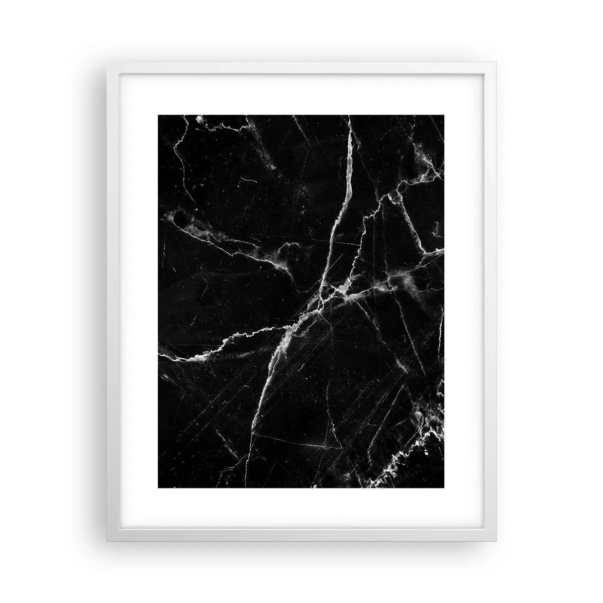 Plakát v bílém rámu - Tajemný život kamene - 40x50 cm