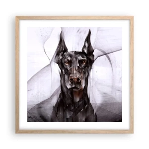 Plakát v rámu světlý dub - Z urozeného rodu - 50x50 cm