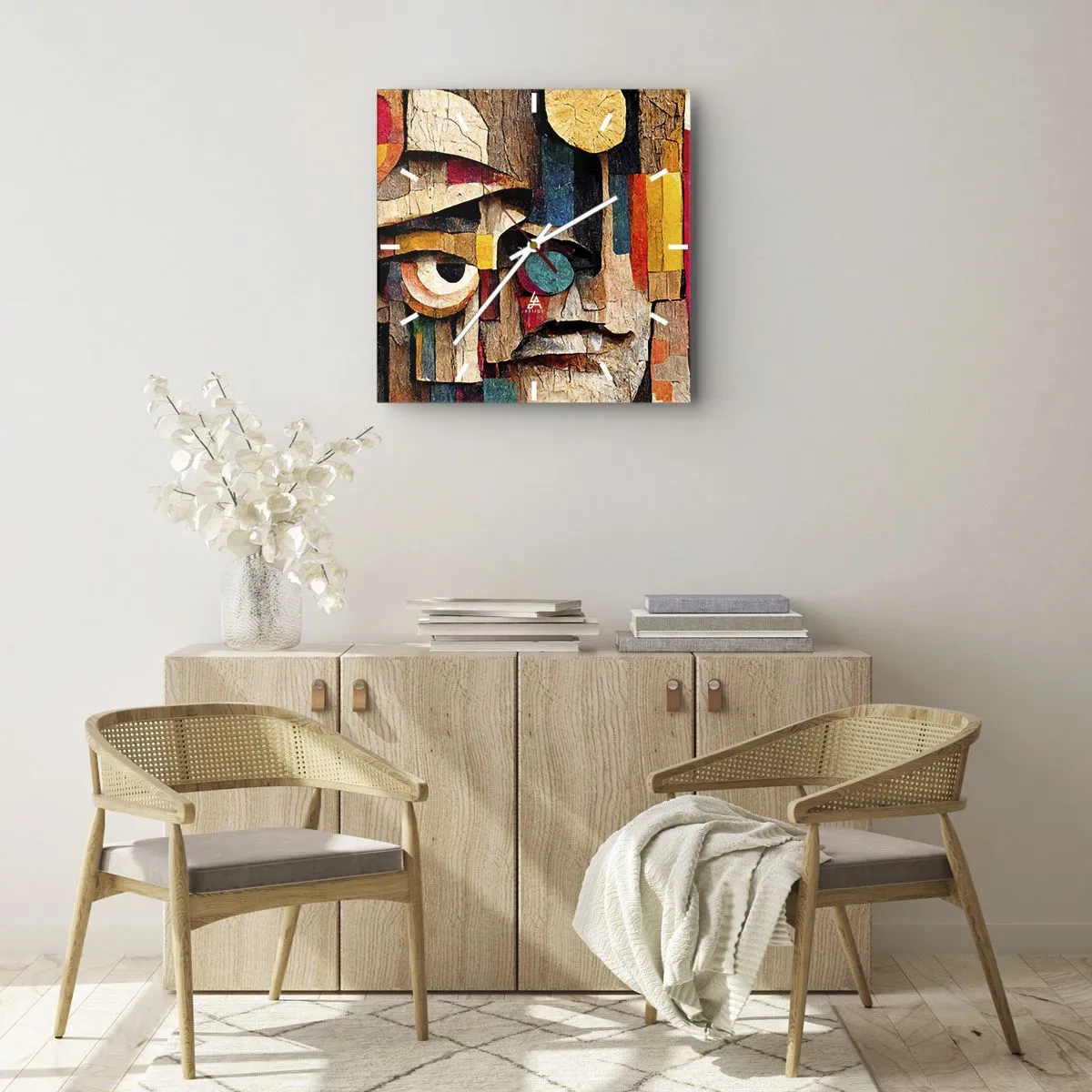 Nástěnné hodiny - Vidím tě… - 40x40 cm