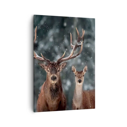 Obraz na plátně - Pán lesa se svou ženou - 50x70 cm