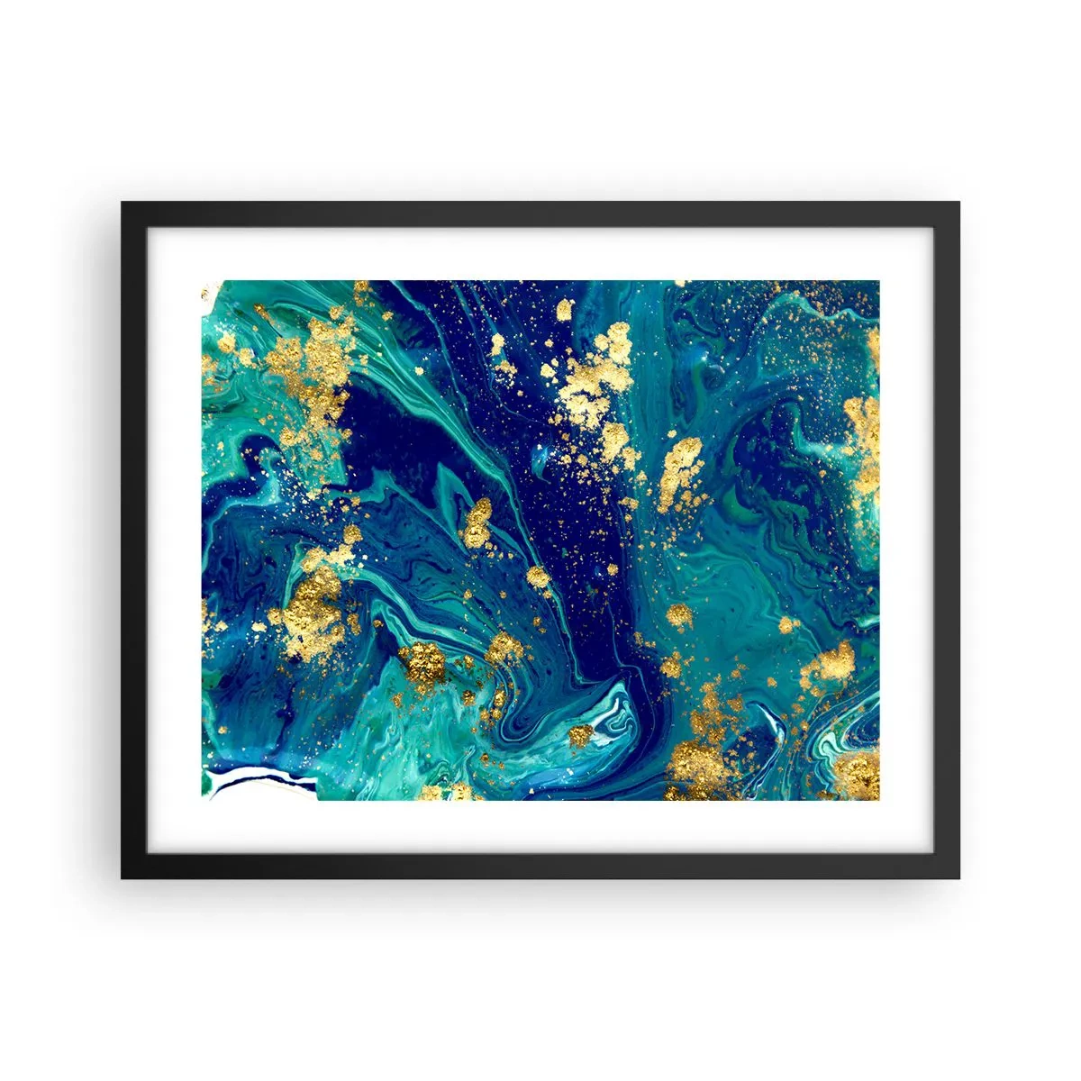 Plakát v černém rámu - Plátky slunce  - 50x40 cm