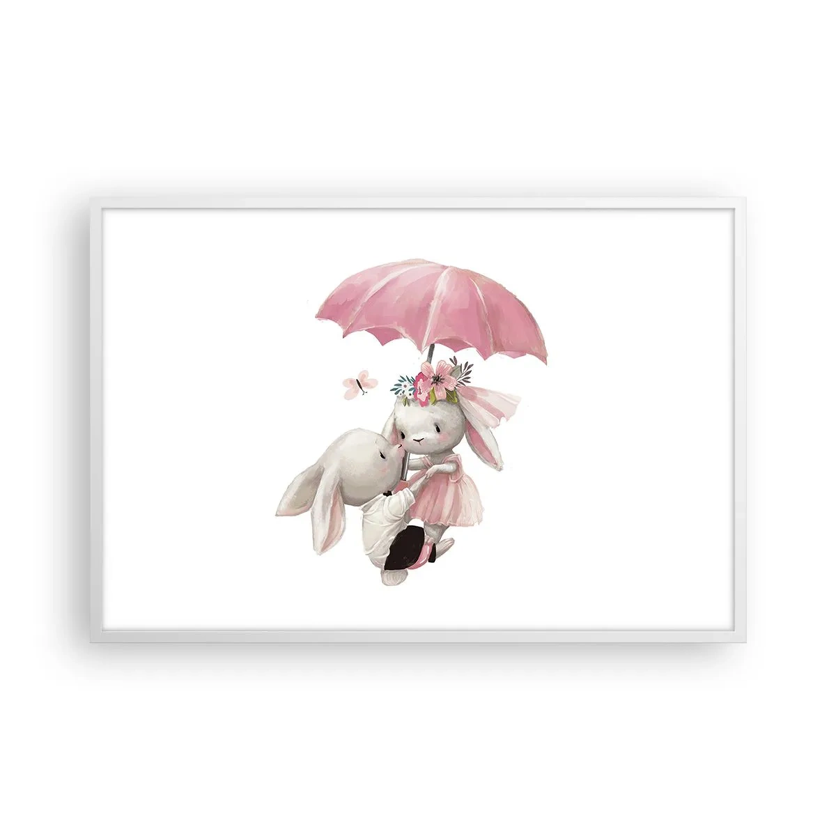 Plakát v bílém rámu - To je láska - 91x61 cm