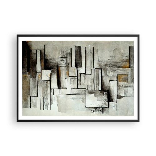 Plakát v černém rámu - Síla jednoduchosti - 100x70 cm