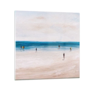 Obraz na skle - Přirozená potřeba - 70x70 cm
