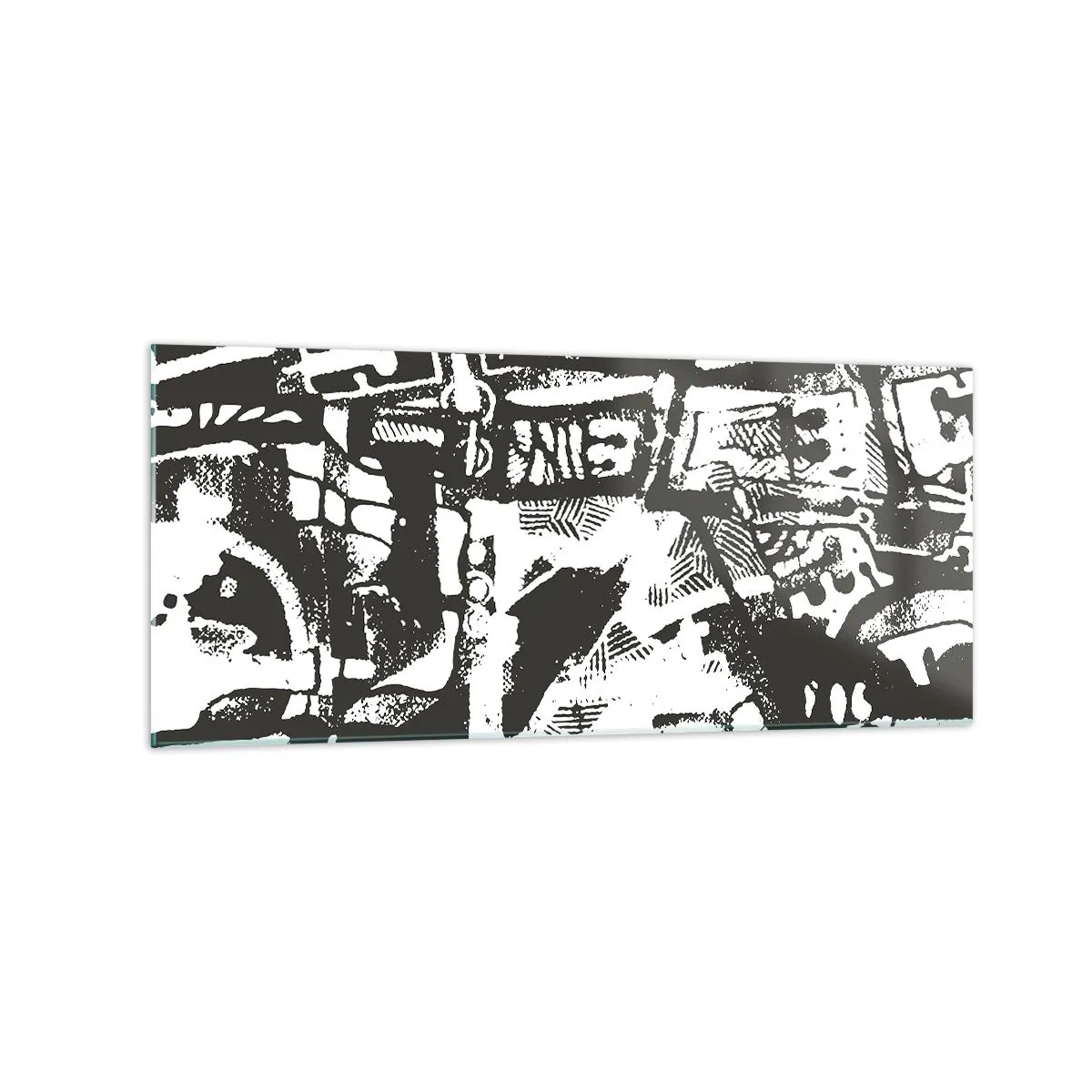 Obraz na skle - Pořádek nebo chaos? - 120x50 cm