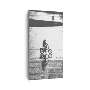 Obraz na plátně - Dopředu, přes město - 55x100 cm