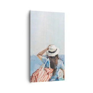 Obraz na plátně - Vítej na dovolené - 65x120 cm