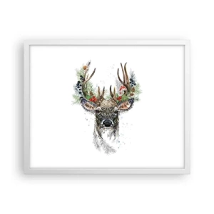 Plakát v bílém rámu - Ve slavnostním rouchu - 50x40 cm