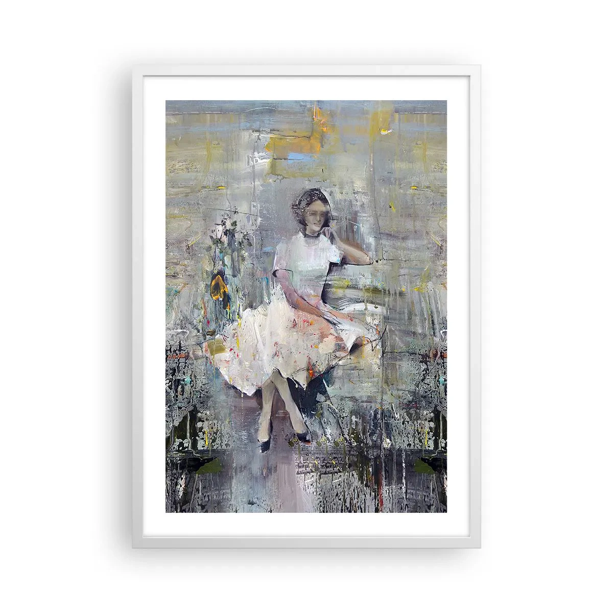 Plakát v bílém rámu - Klasická a moderní - 50x70 cm