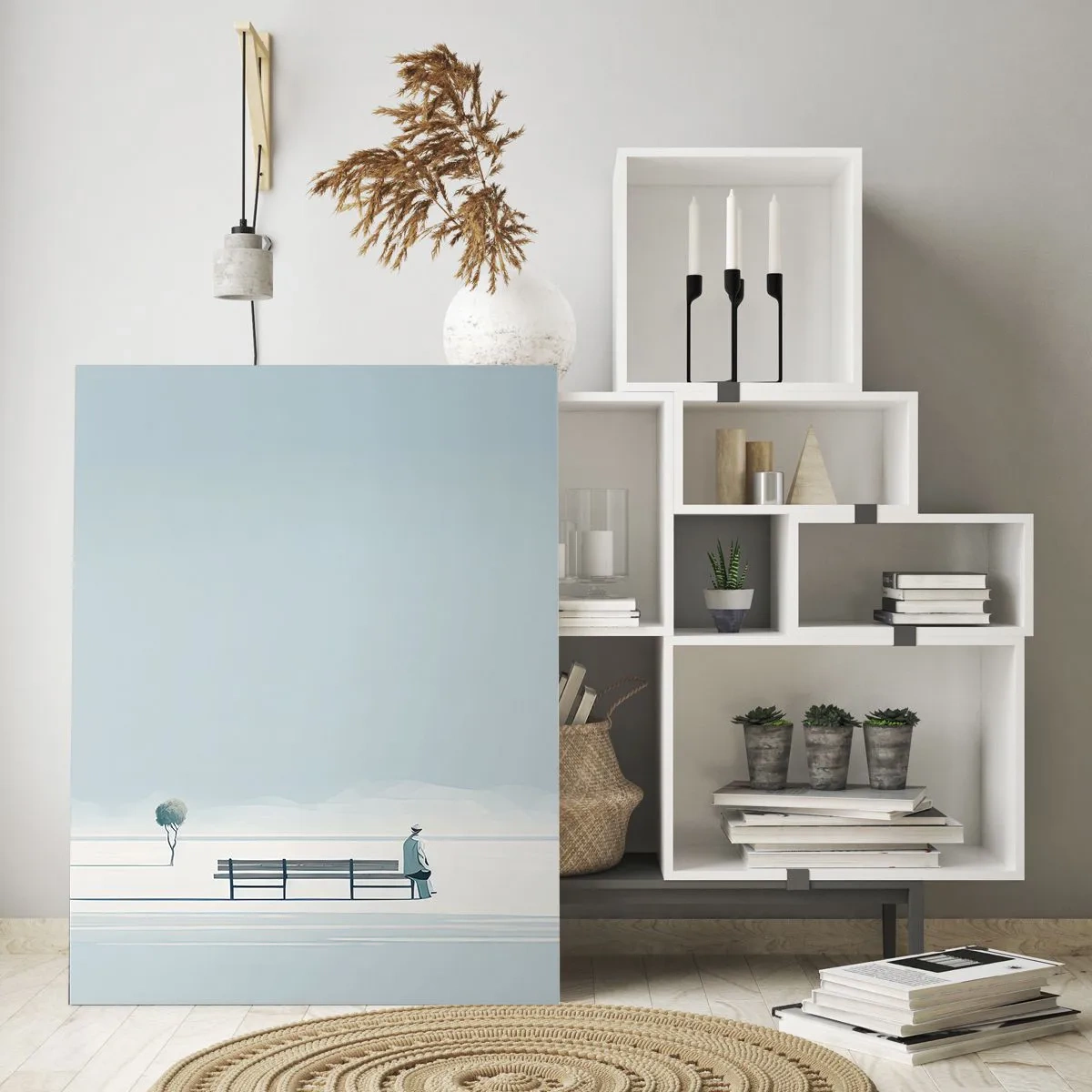 Obraz na skle - Ano, čekám. - 80x120 cm