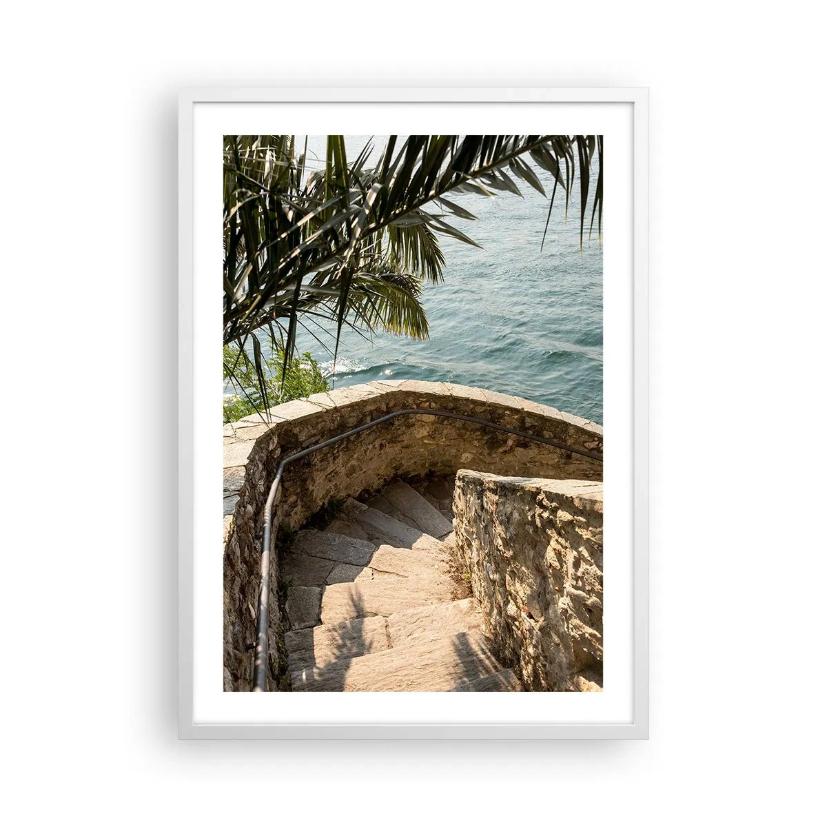 Plakát v bílém rámu - Pod italským sluncem - 50x70 cm