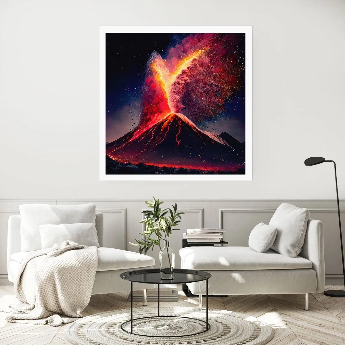 Plakát - Krása a hrůza - 60x60 cm