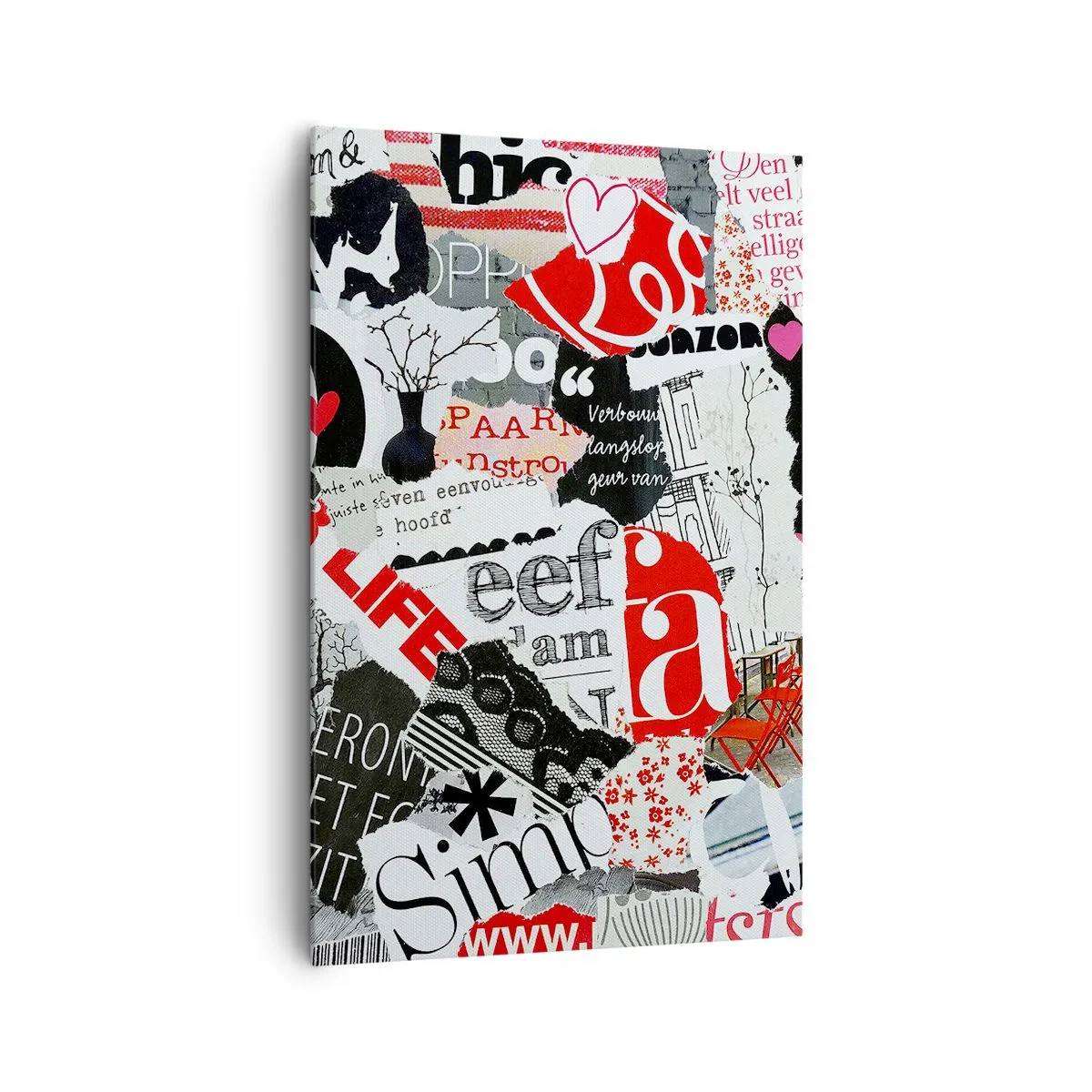 Obraz na plátně - Hipsterská koláž - 80x120 cm