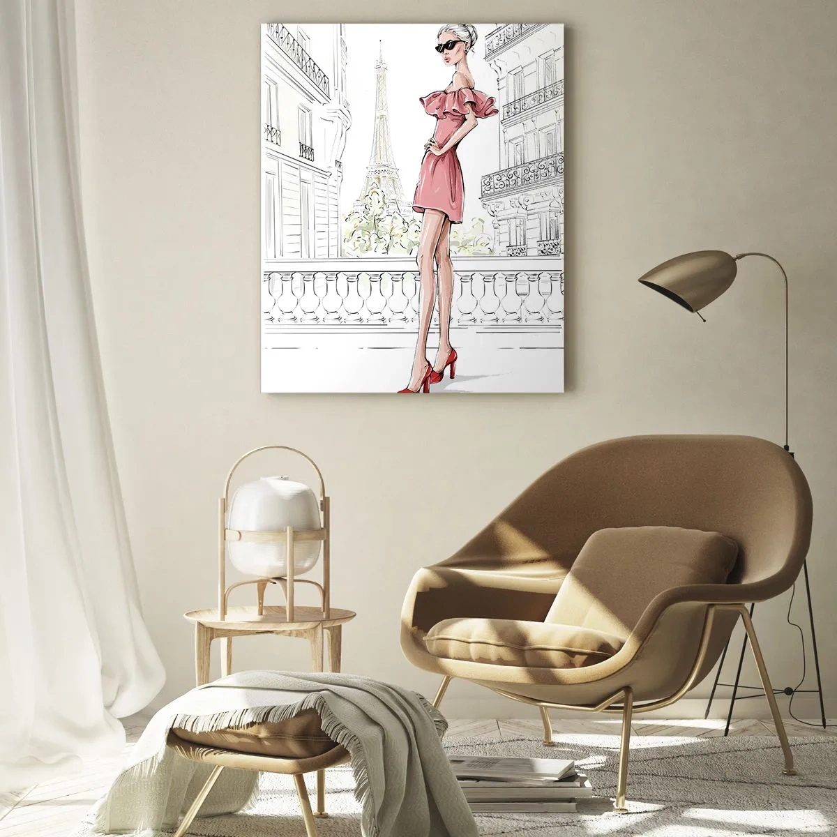 Obraz na skle - Umění módy - 80x120 cm