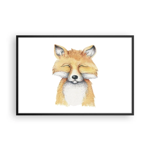 Plakát v černém rámu - Liščí rozladěnost - 91x61 cm