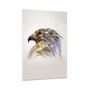 Obraz na skle - Portrét bojovníka - 50x70 cm