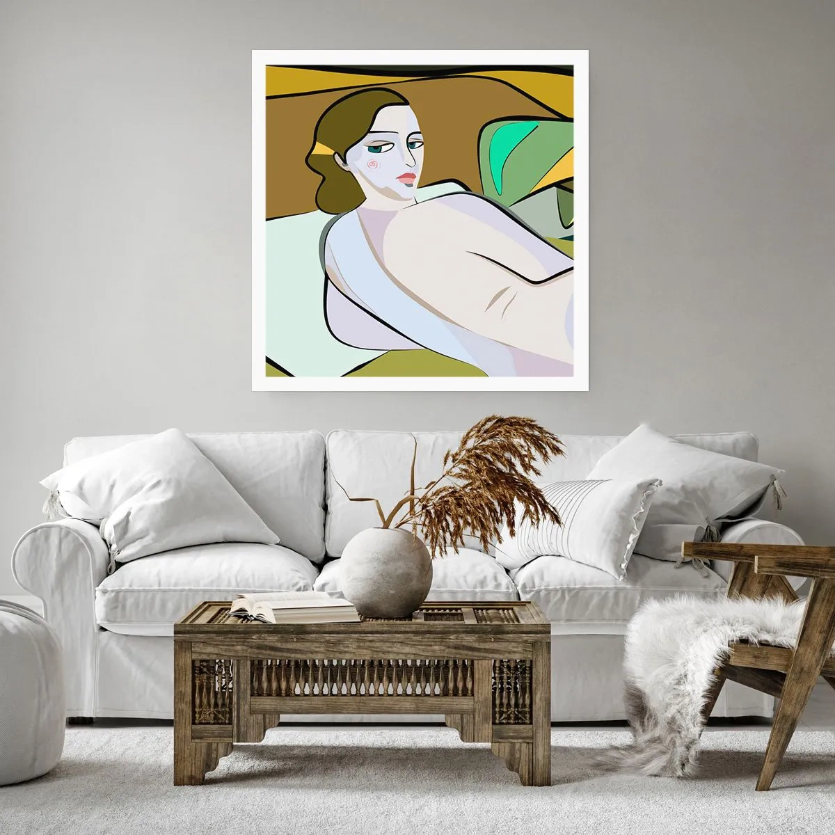 Plakát - Intimní portrét - 40x40 cm