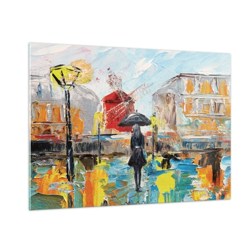 Obraz na skle - Pařížské legendy - 100x70 cm