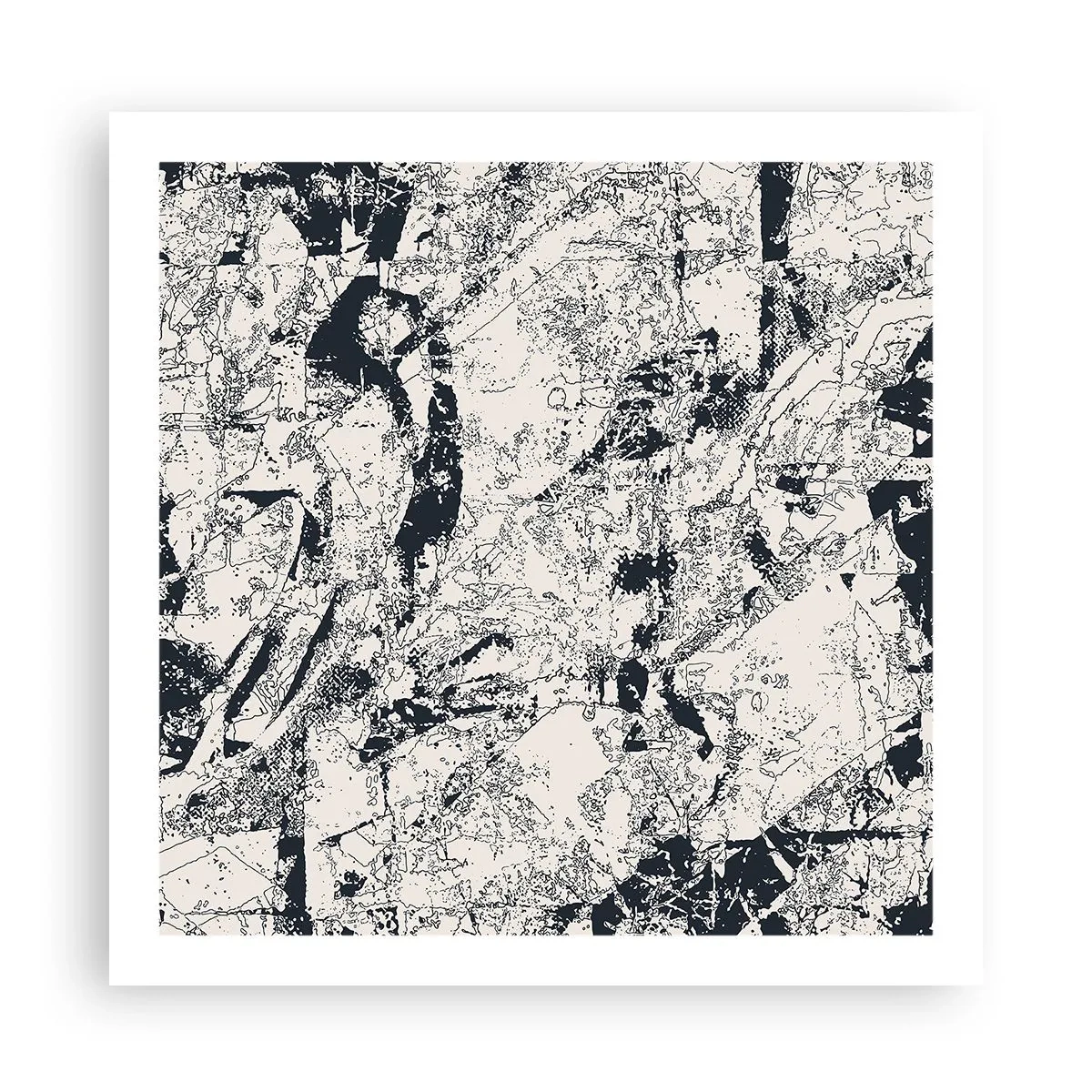 Plakát - Prolínání protikladů - 60x60 cm
