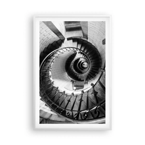 Plakát v bílém rámu - Jen výš a výš - 61x91 cm