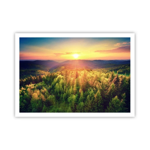 Plakát - Vrcholky a vrcholy - 100x70 cm