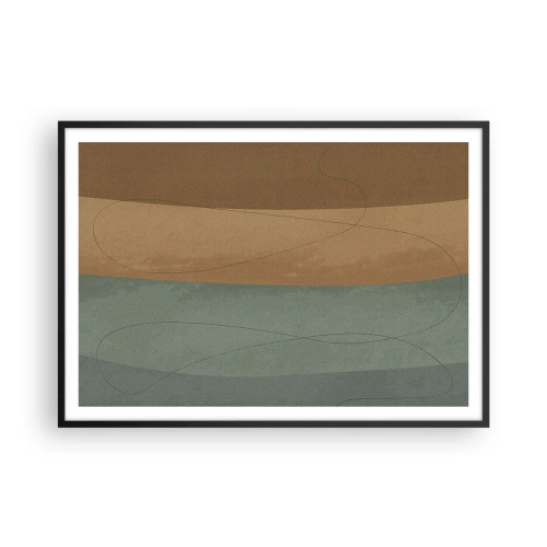 Plakát v černém rámu - Horizontální kompozice - 100x70 cm
