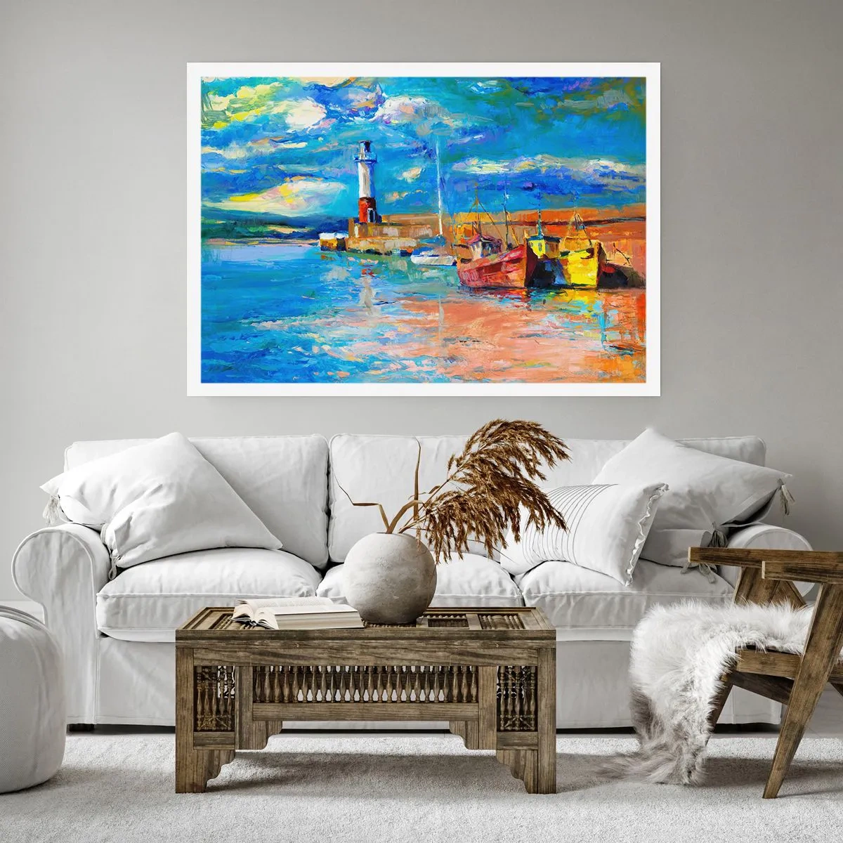 Plakát - Odpoledne v duhové zátoce - 70x50 cm