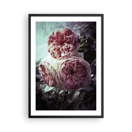 Plakát v černém rámu - V romantické atmosféře - 50x70cm - V romantické atmosféře - Moderní nástěnná dekorace do obývacího pokoje a ložnice ARTTOR