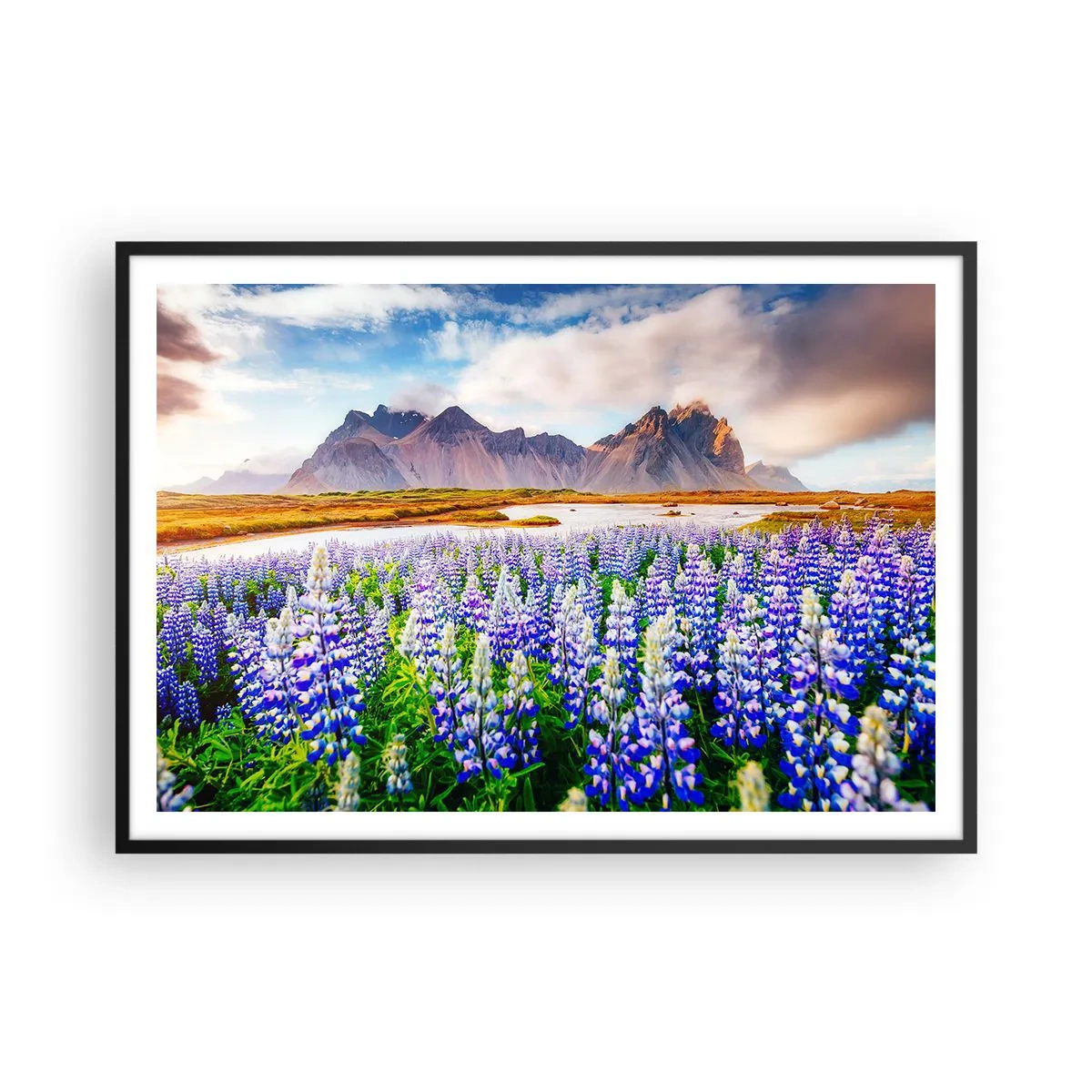 Plakát v černém rámu - Síla a přísnost vedle mírnosti - 100x70 cm