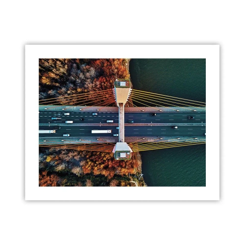 Plakát - Za vodami, za lesy - 50x40 cm