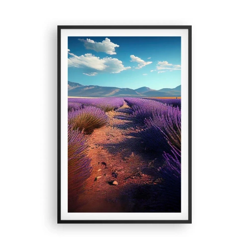 Plakát v černém rámu - Voňavá pole - 61x91 cm