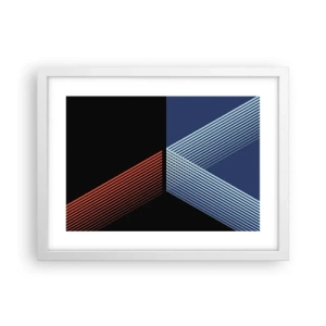 Plakát v bílém rámu - Jednoduchý příběh - 40x30 cm