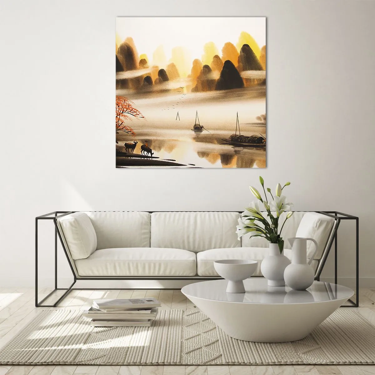 Obraz na skle - Dál než na Dálném východu - 60x60 cm