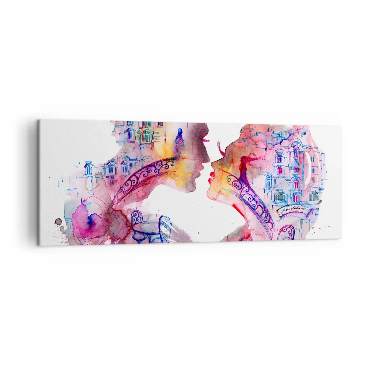 Obraz na plátně - Tajemný most vzdychání - 140x50 cm