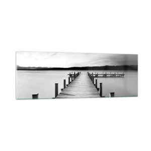 Obraz na skle - U napajedla – klidu - 90x30 cm