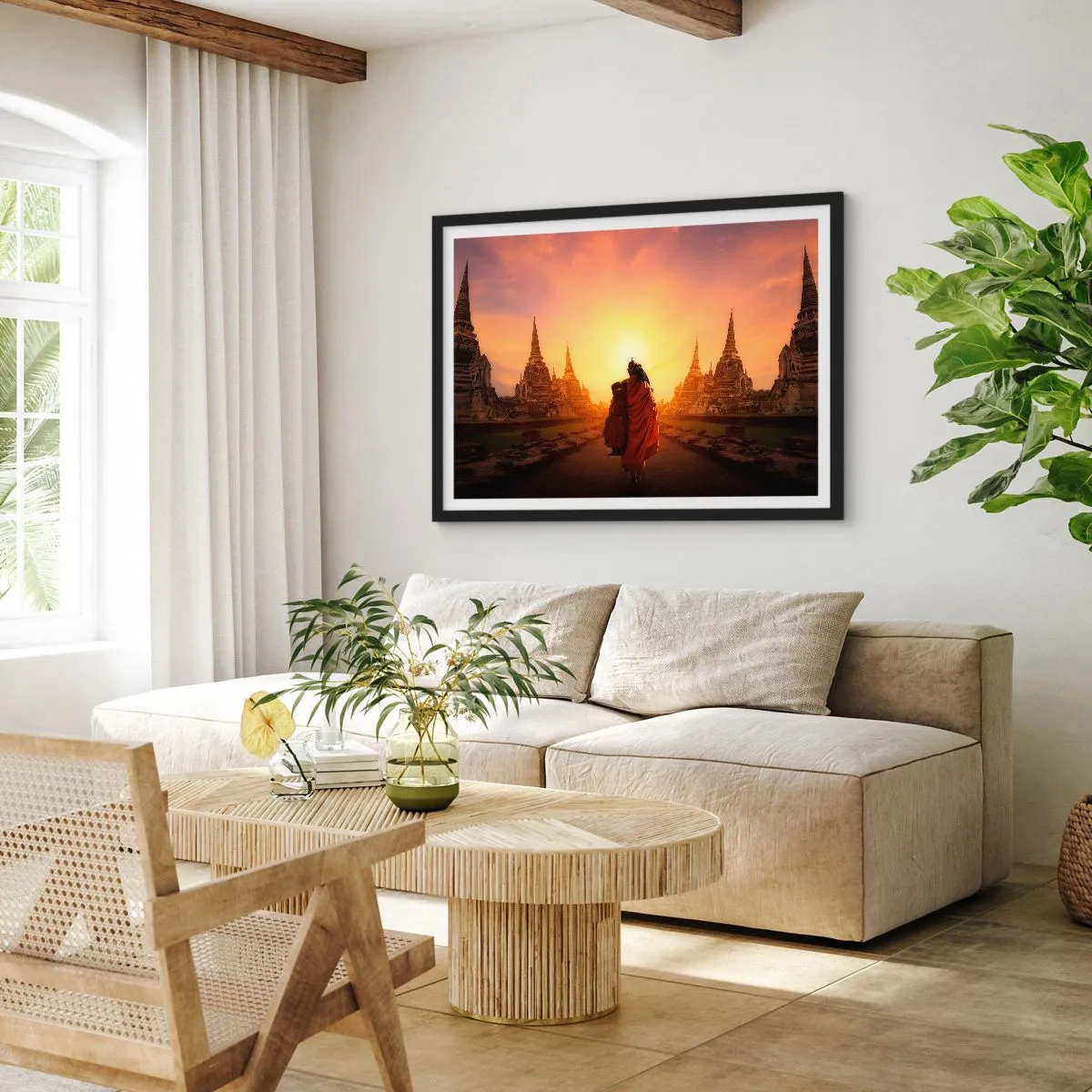 Plakát v černém rámu - V klidu věčností - 40x30 cm