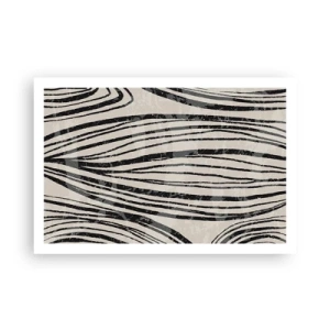 Plakát - Močál s liniemi - 91x61 cm