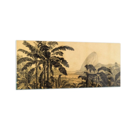 Obraz na skle - V koloniálním stylu - 100x40 cm