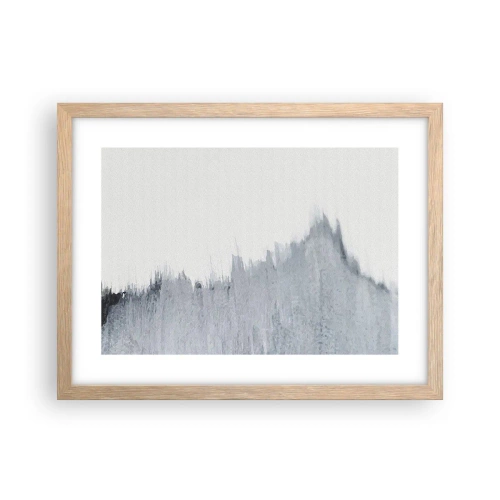 Plakát v rámu světlý dub - Tajemný záznam - 40x30 cm