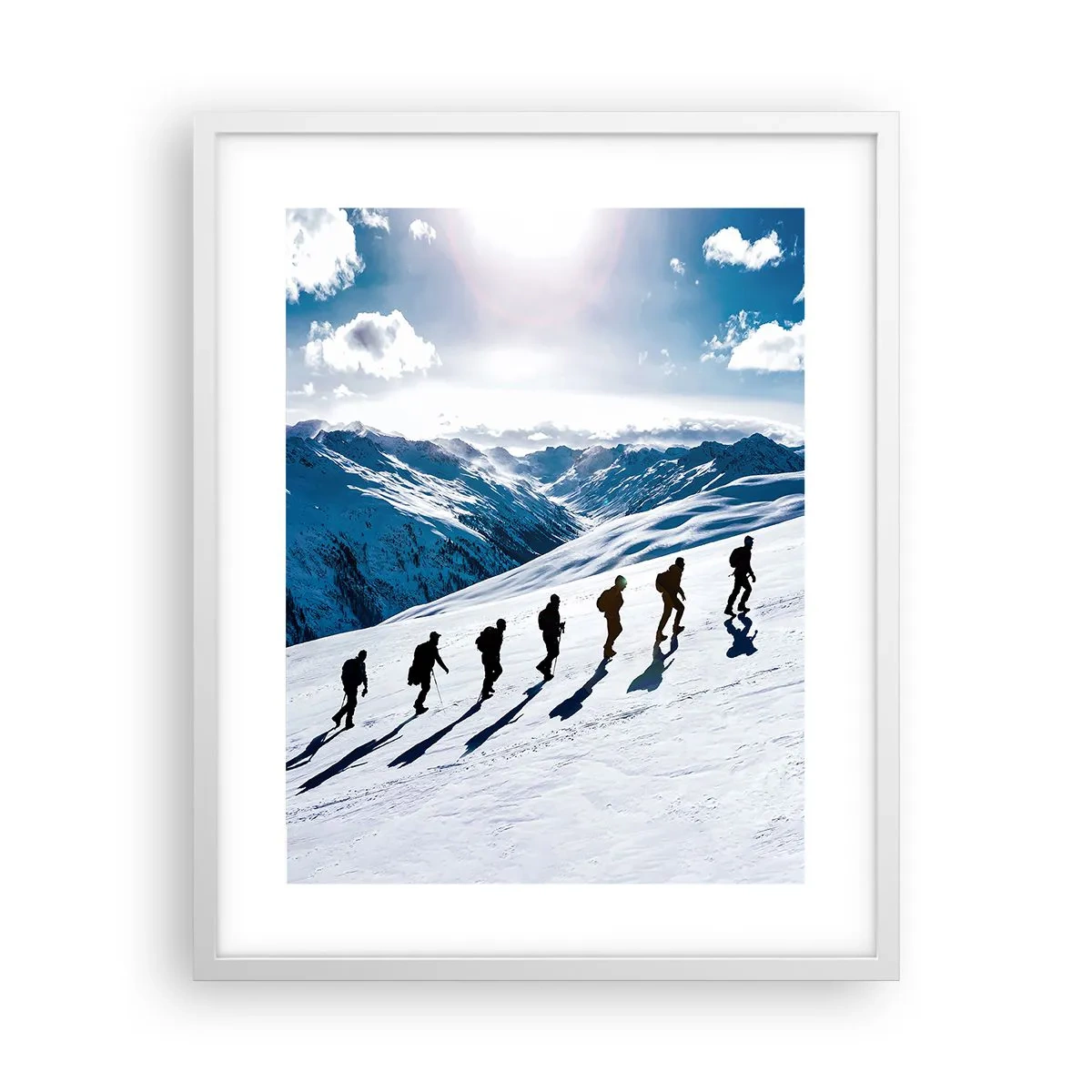 Plakát v bílém rámu - Tým dobývatelů - 40x50 cm