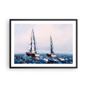 Plakát v černém rámu - Bratrství větru - 70x50 cm